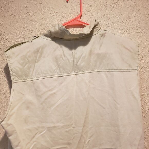 American Rag White Puffer Vest Fall Size Large - Picture 6 of 8